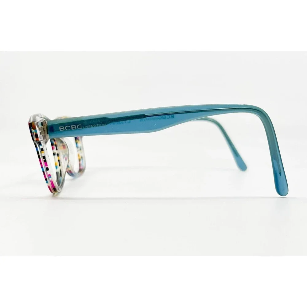 BCBGeneration Eyeglasses Women Blue Multi Color Stripe CV 0002 50-16-135
